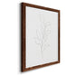 Botanical Gesture VI - Premium Canvas Framed in Barnwood - Ready to Hang