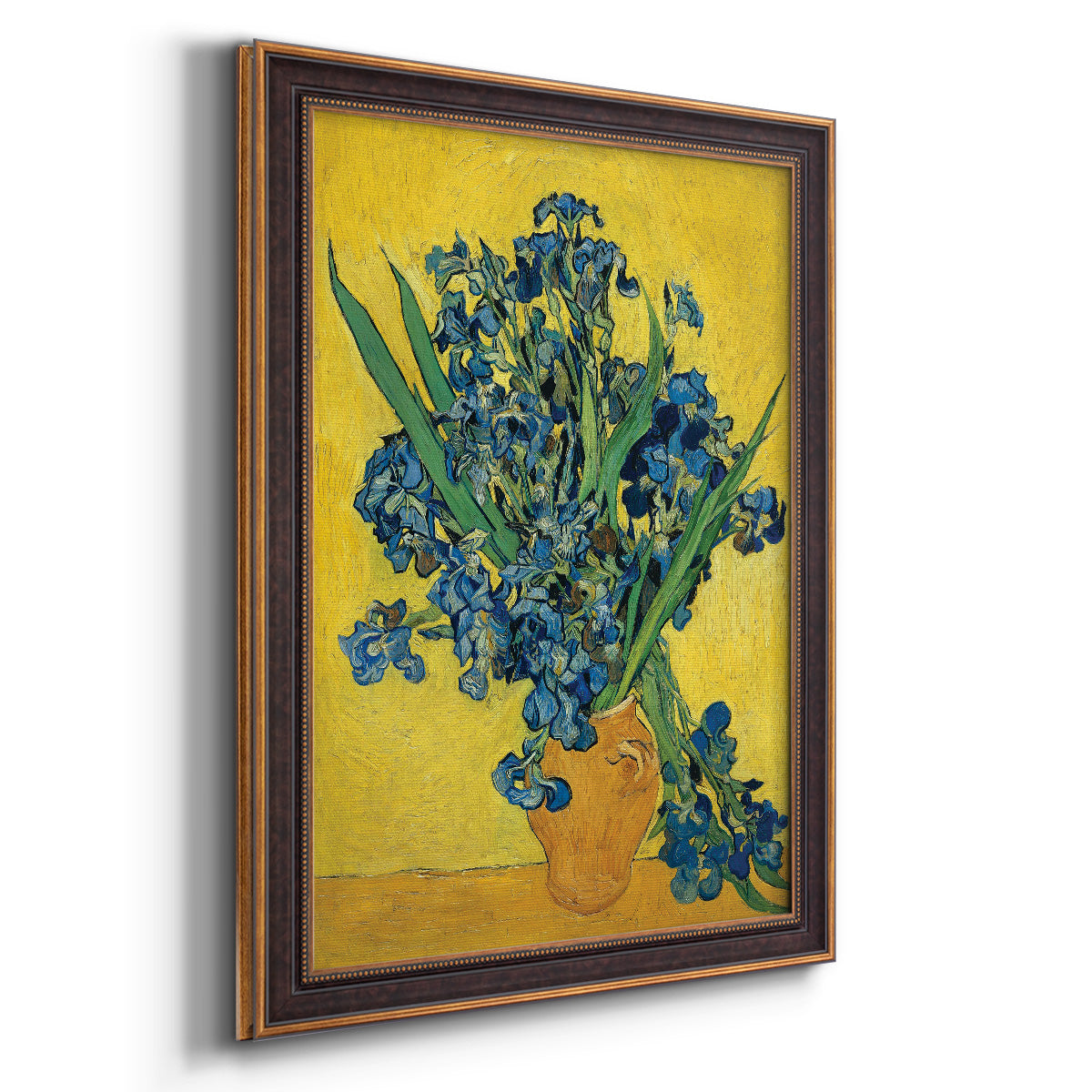 Irises, 1890 - Ornate Framed Canvas Print