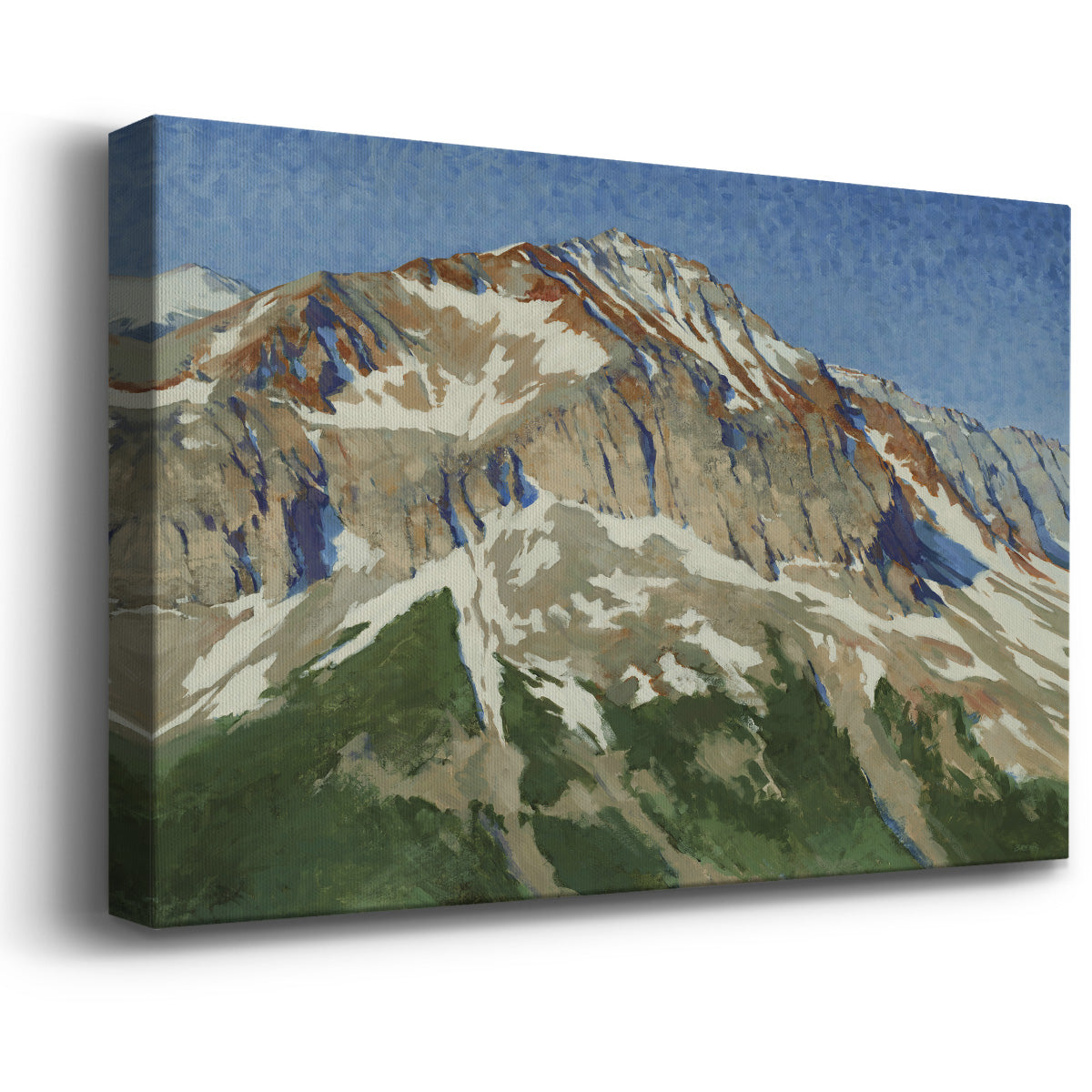 Vermillion Ascent Premium Gallery Wrapped Canvas - Ready to Hang