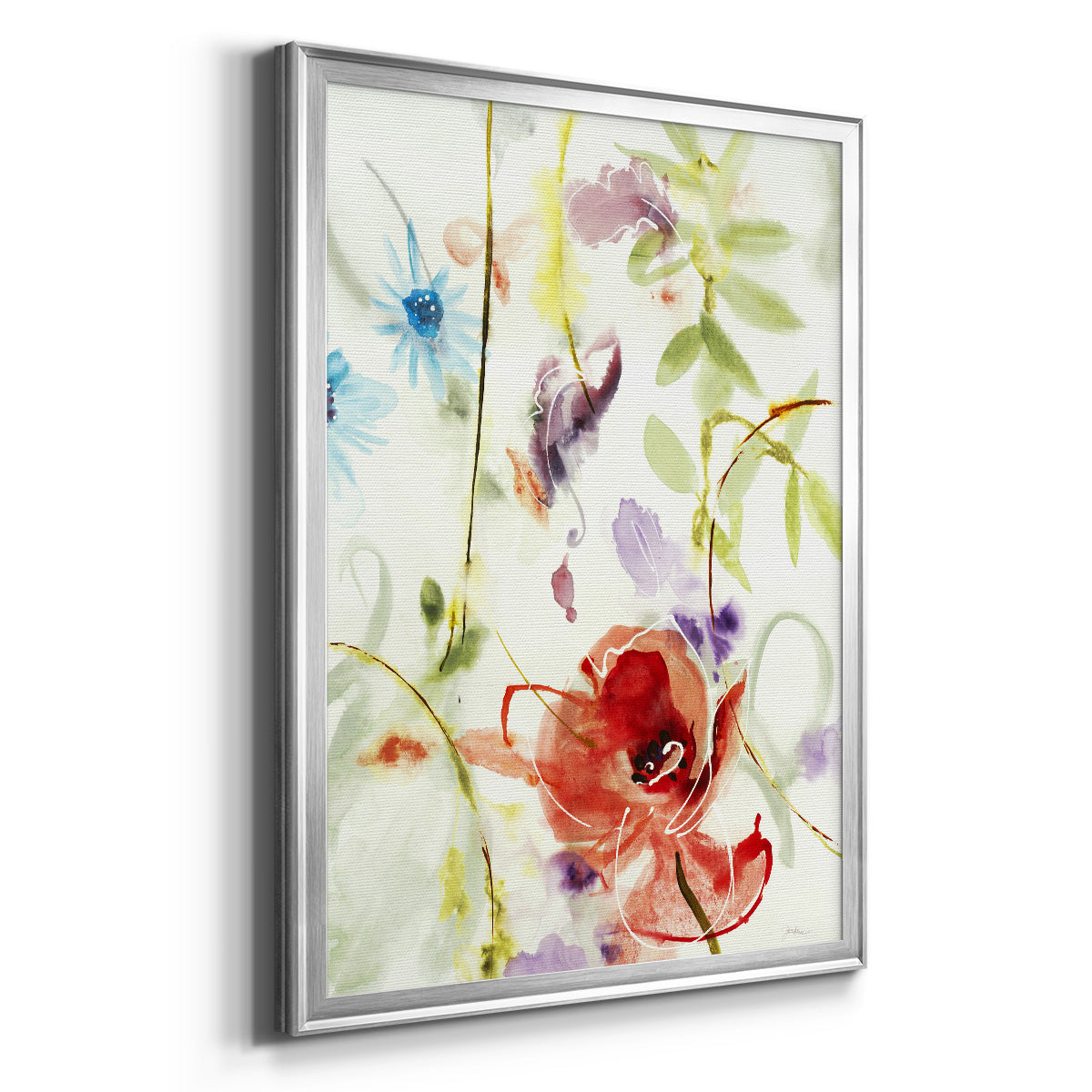 Color Of Summer II - Modern Framed Canvas Print