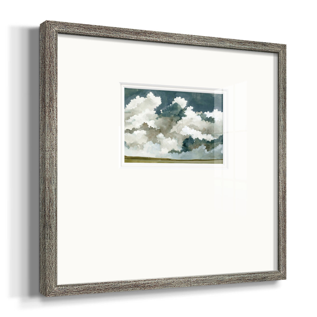 Vast Neutral Sky III Premium Framed Print Double Matboard