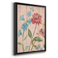 Wildflower Flutter I - Modern Framed Canvas Print