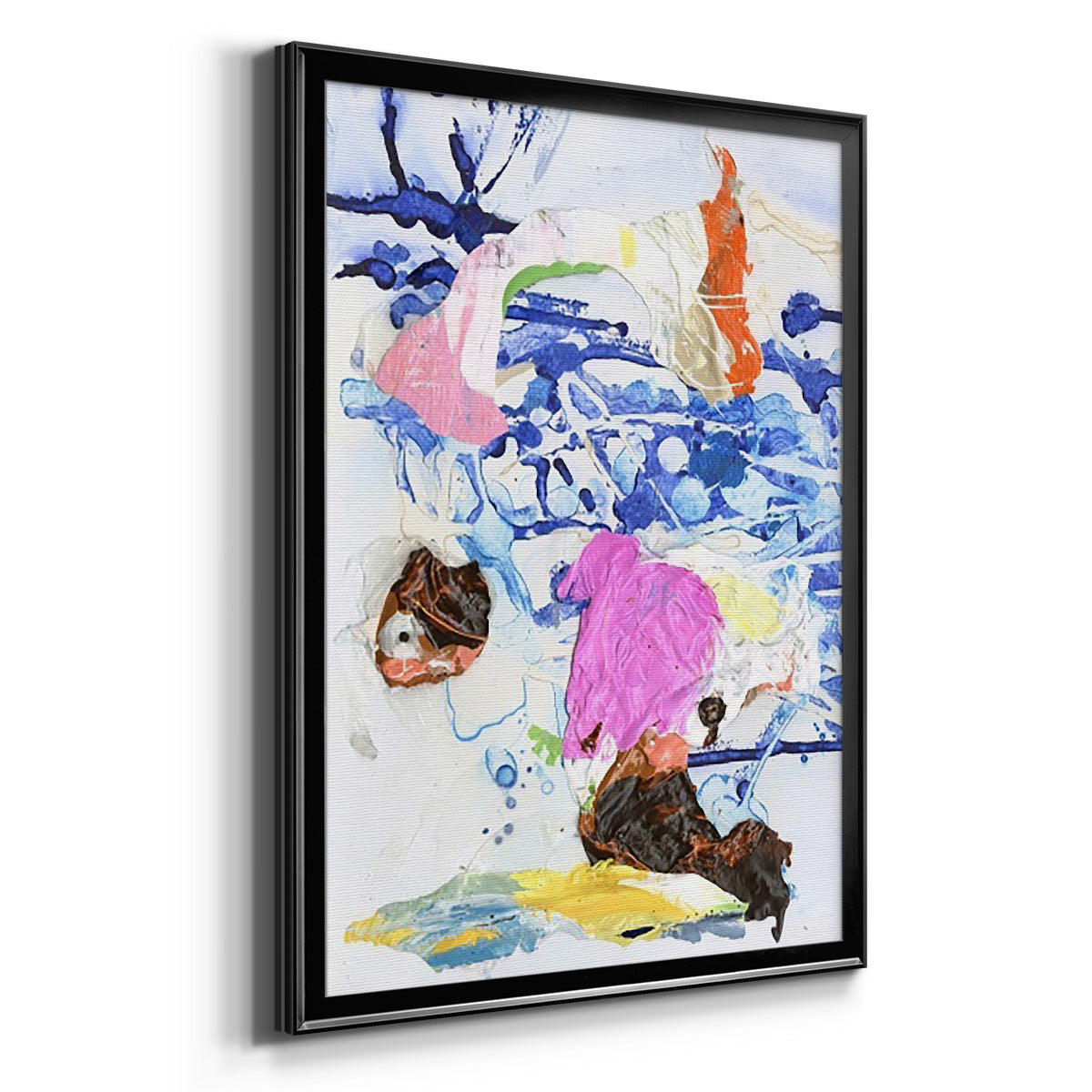 Evidence III - Modern Framed Canvas Print