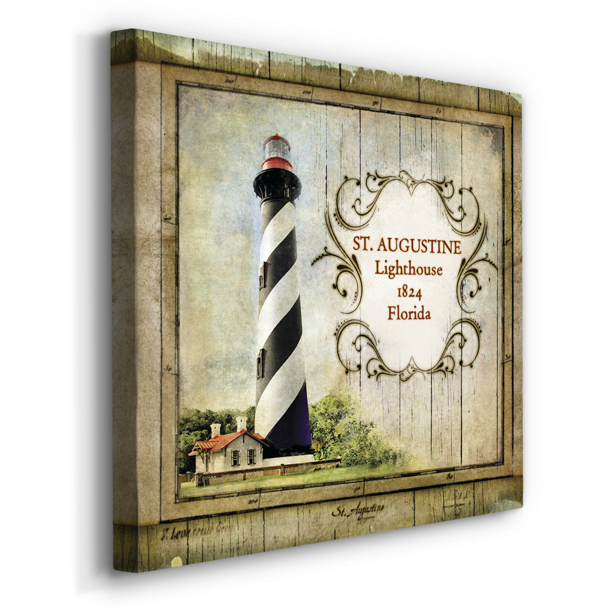 Florida Lighthouse IX-Premium Gallery Wrapped Canvas - Ready to Hang