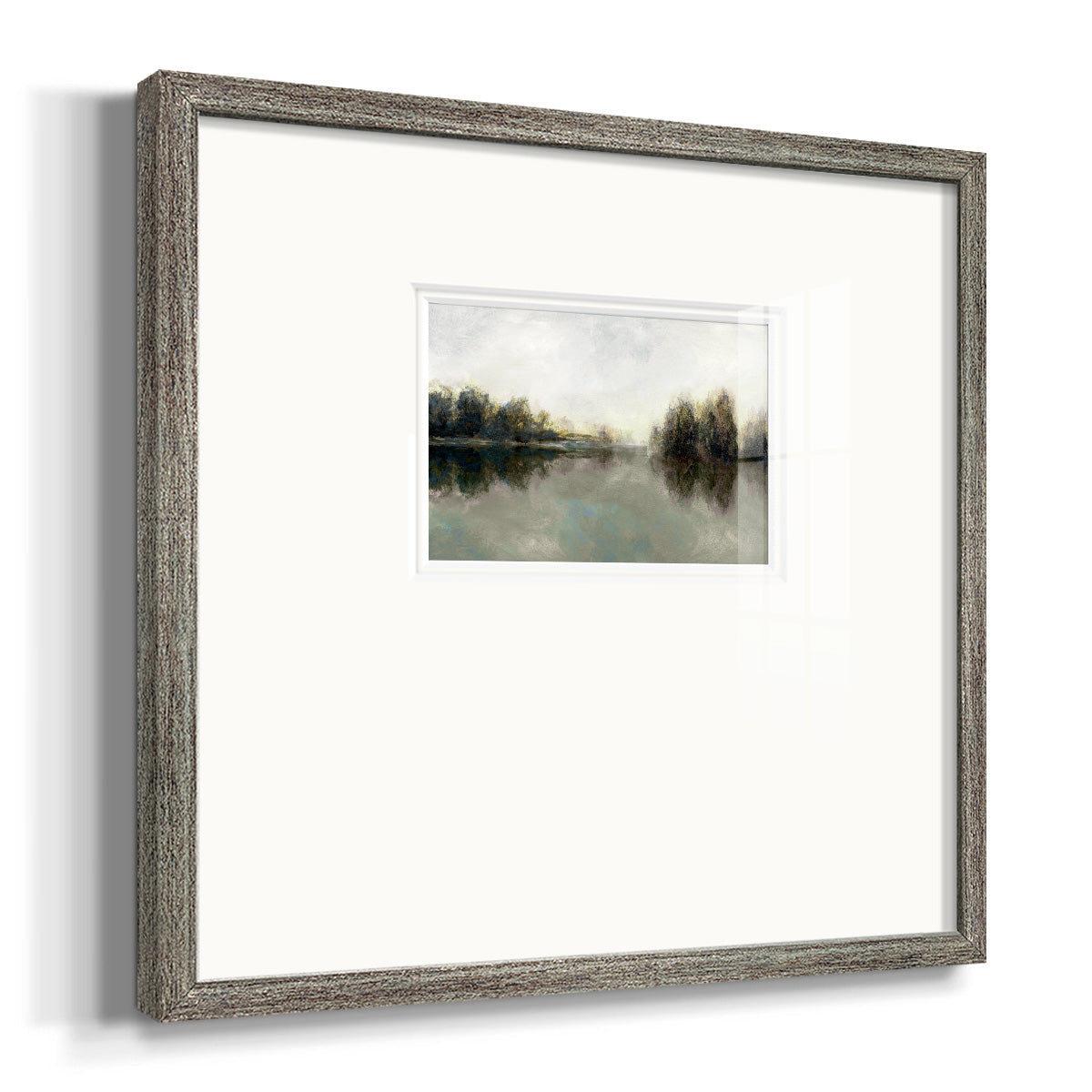 Rainy Sunset Premium Framed Print Double Matboard