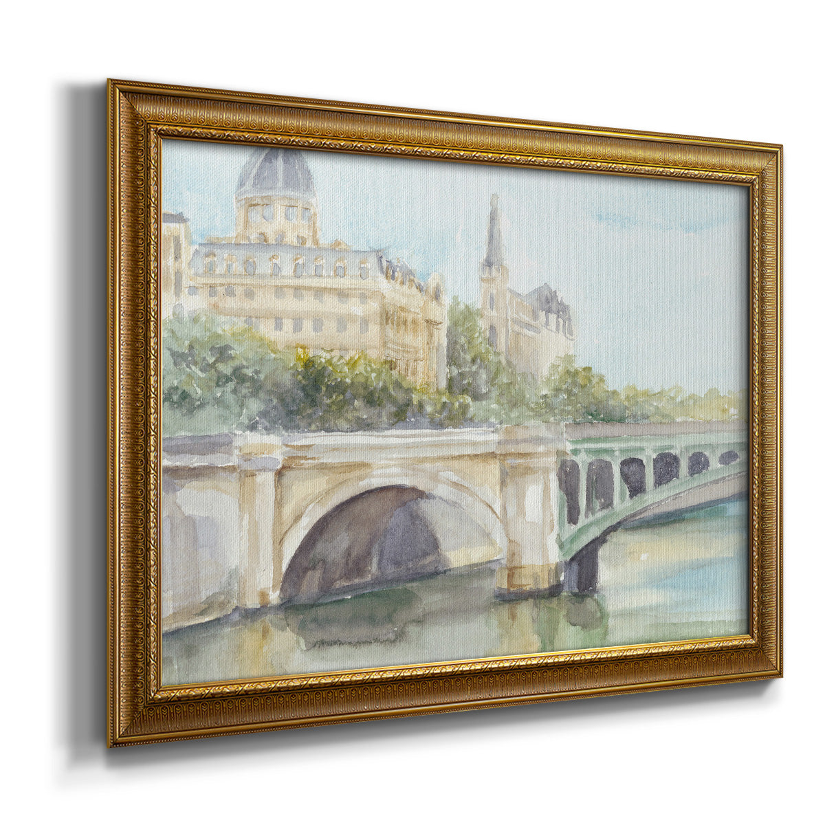 French Bridge Study IV Premium Framed Canvas- Ready to Hang