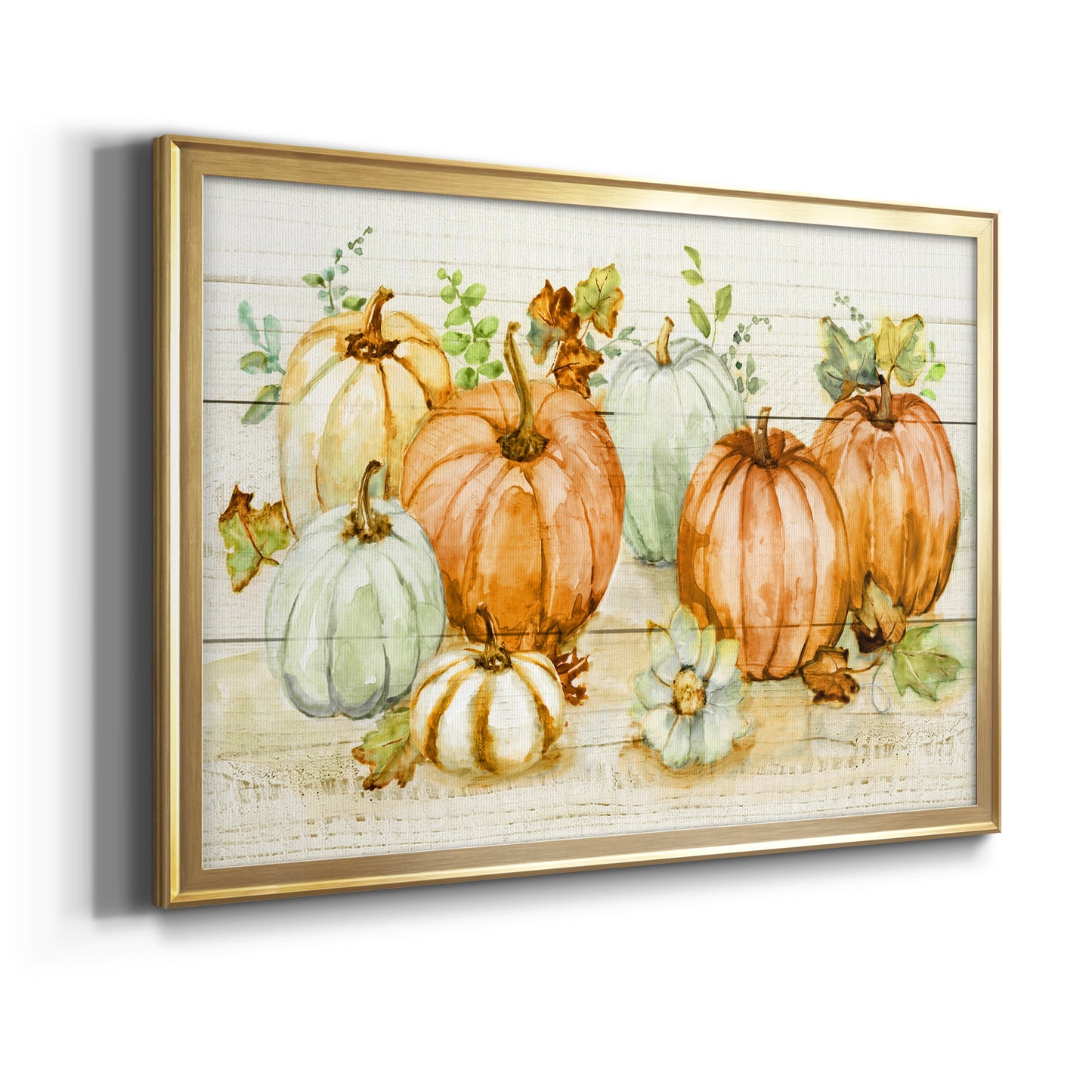 Harvest Pumpkins Premium Classic Framed Canvas - Ready to Hang