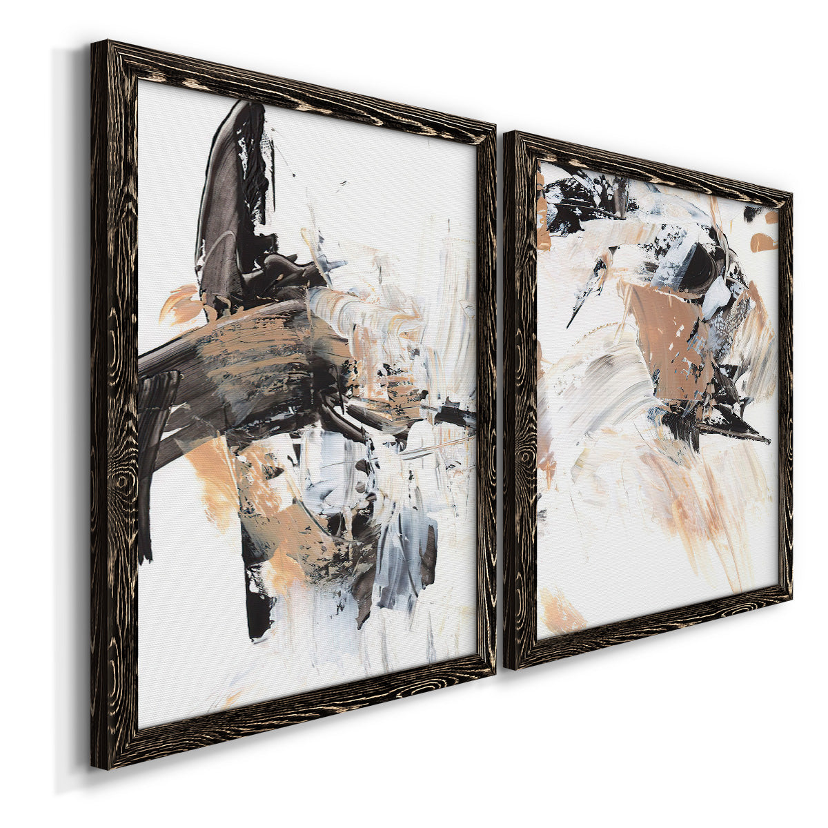 Ruckus I - Premium Framed Canvas 2 Piece Set - Ready to Hang