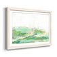 Green Mist Vista I - Barnwood Framed Art Print