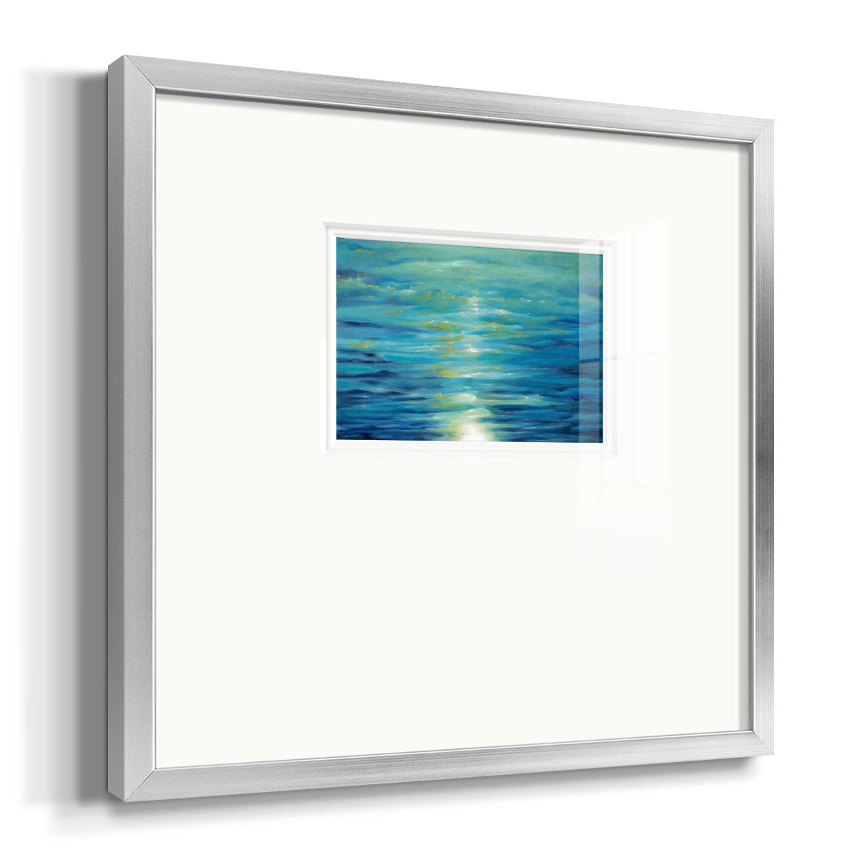 Deep Blue- Premium Framed Print Double Matboard