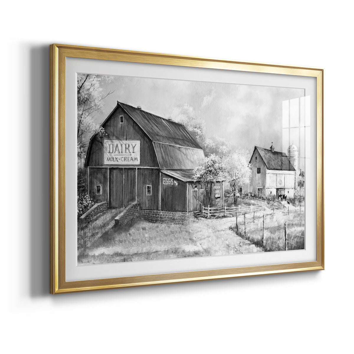 Day at the Farm Premium Framed Print - Ready to Hang