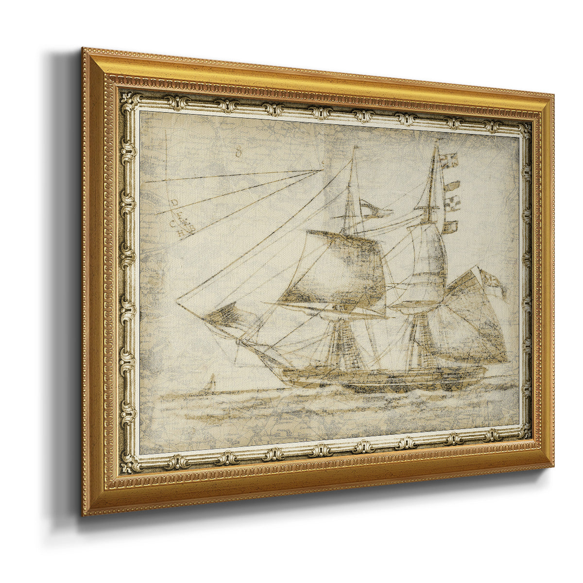 Ghost Ship II Premium Framed Canvas- Ready to Hang