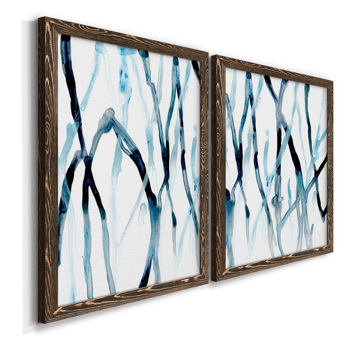 Runnel I - Premium Framed Canvas 2 Piece Set - Ready to Hang