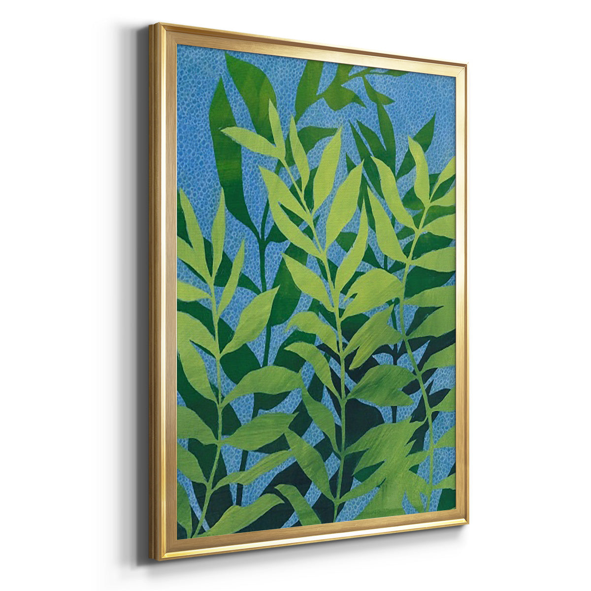 Ocean Vines II - Modern Framed Canvas Print