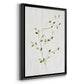 Windblown Leaves I - Modern Framed Canvas Print