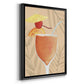 Tropical Cocktail I - Modern Framed Canvas Print