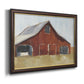 Rustic Red Barn I Premium Framed Canvas- Ready to Hang