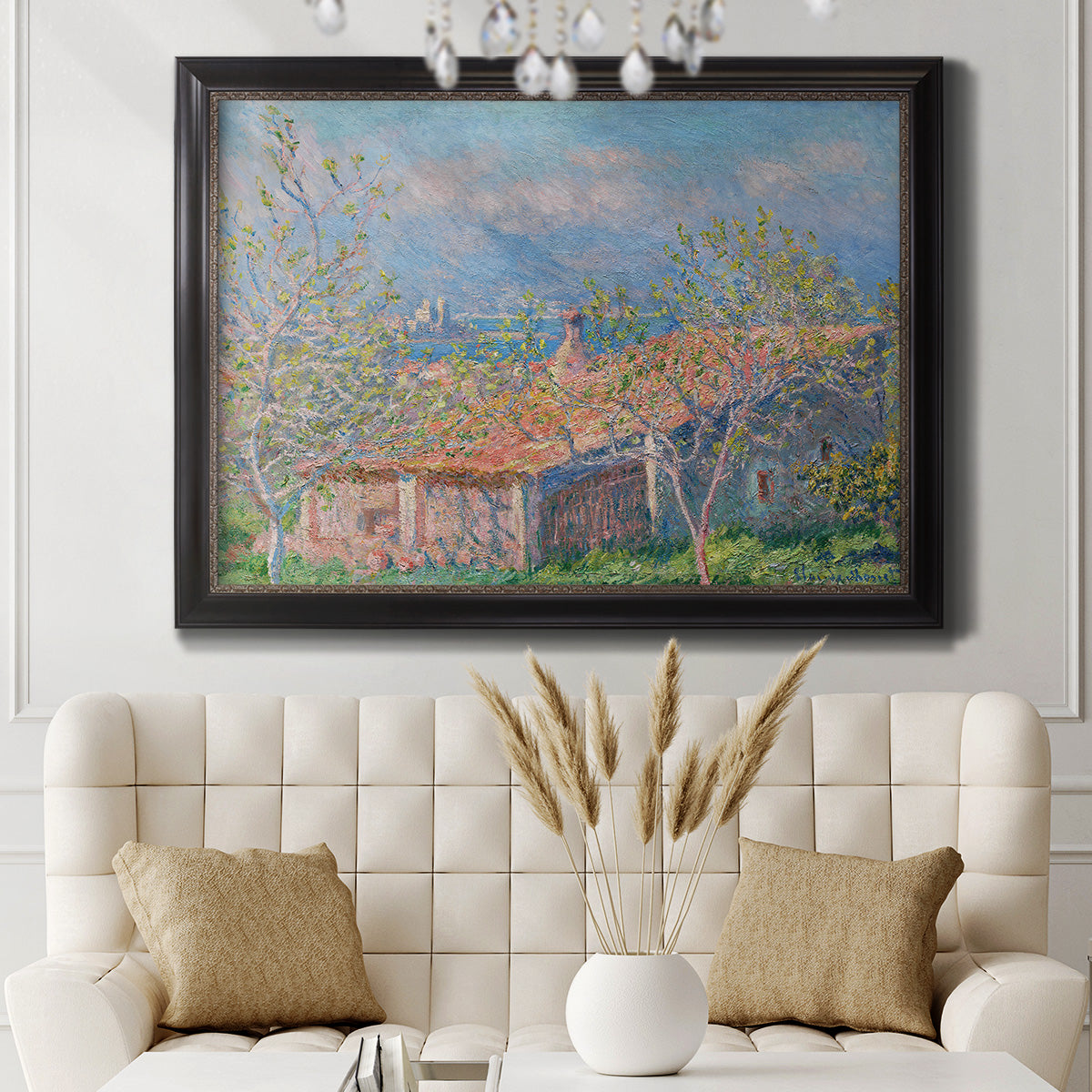 Gardener's House at Antibes - Ornate Framed Canvas Print