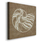 Embroidered Shells II - Canvas Art Print