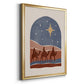 Boho Nativity II - Modern Framed Canvas Print