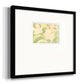 Verdant Floral Abstract II Premium Framed Print Double Matboard