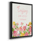 Little Things - Modern Framed Canvas Print