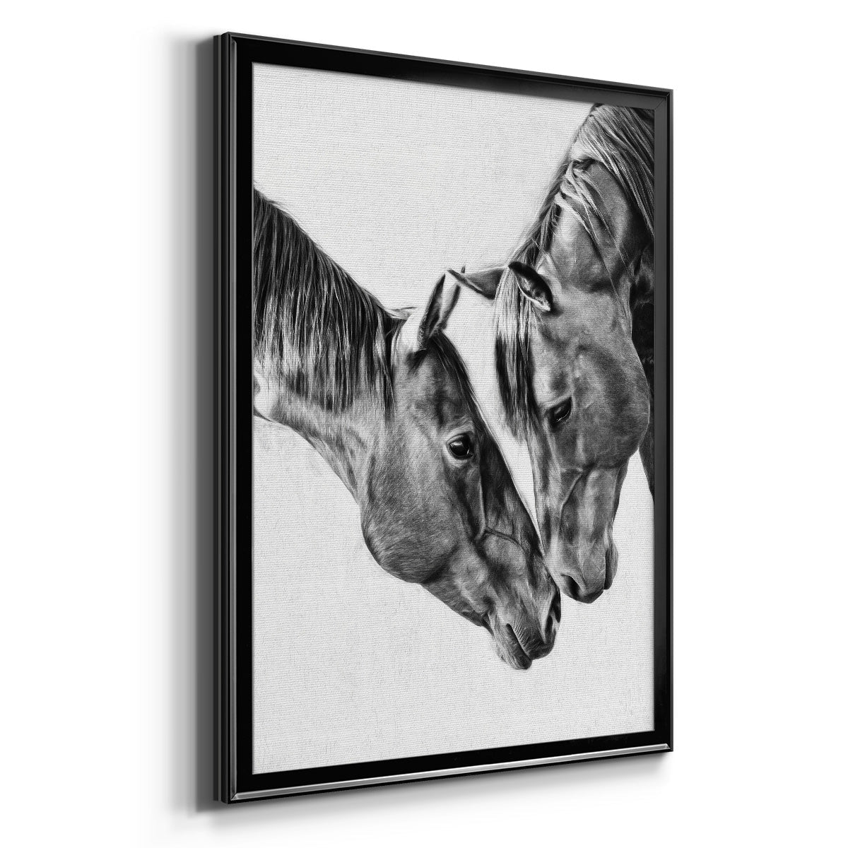 Equine Portrait VI - Modern Framed Canvas Print