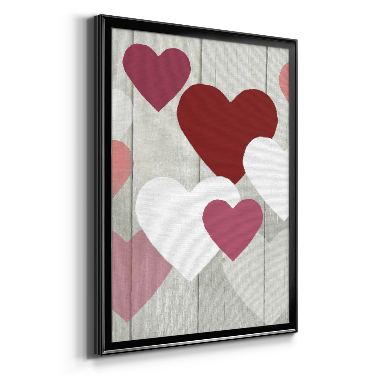 DIY Love Collection F - Modern Framed Canvas Print