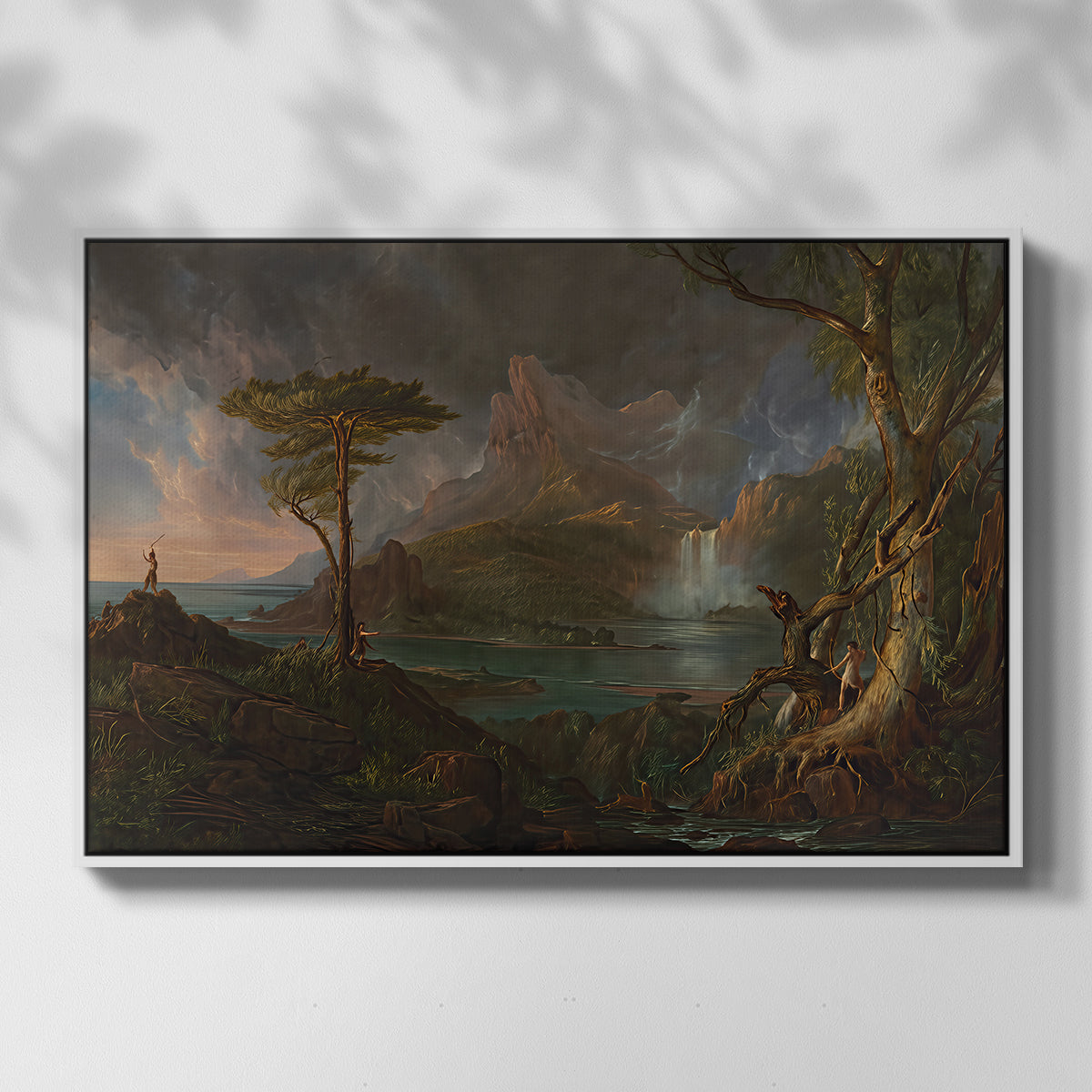 A Wild Scene, 1831-1832 - Floater Framed Canvas Print
