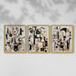 Abstract Series CLXVIII - Restickable Framed Art Set