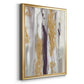 Tumultuous Amethyst II - Modern Framed Canvas Print