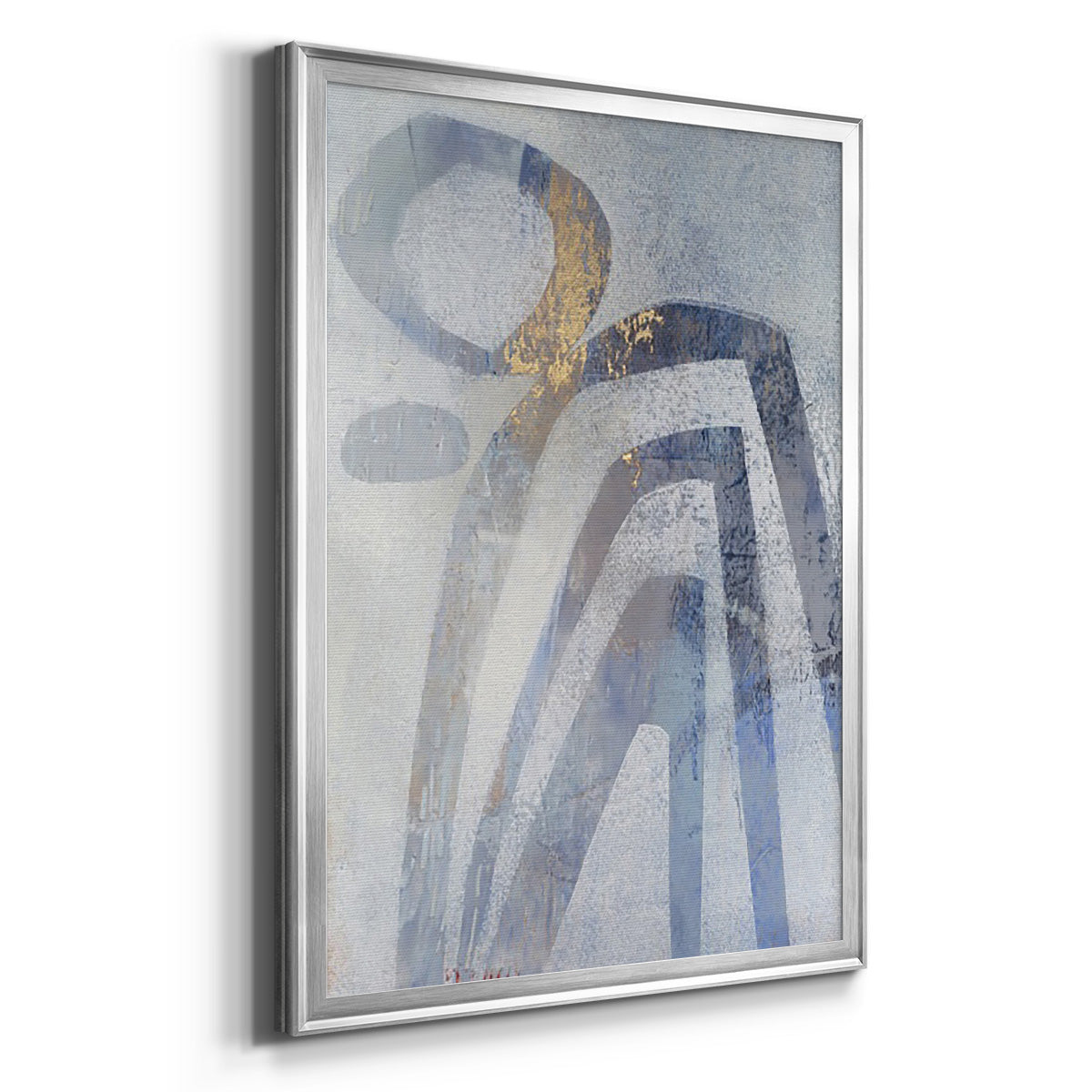 Linx IV - Modern Framed Canvas Print
