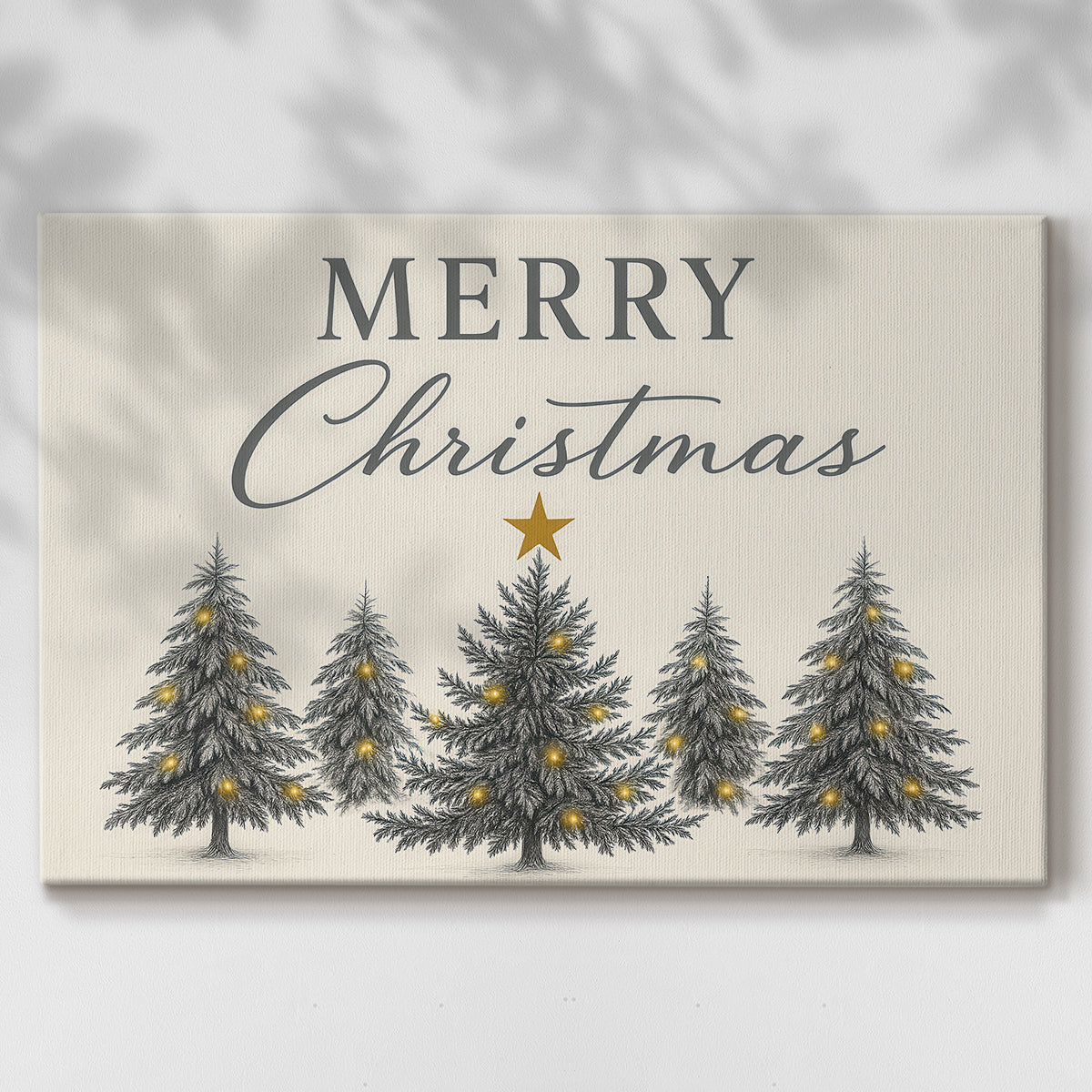 Frostlit Whisper - Canvas Art Print