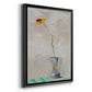 Single & Ready to Mingle - Modern Framed Canvas Print
