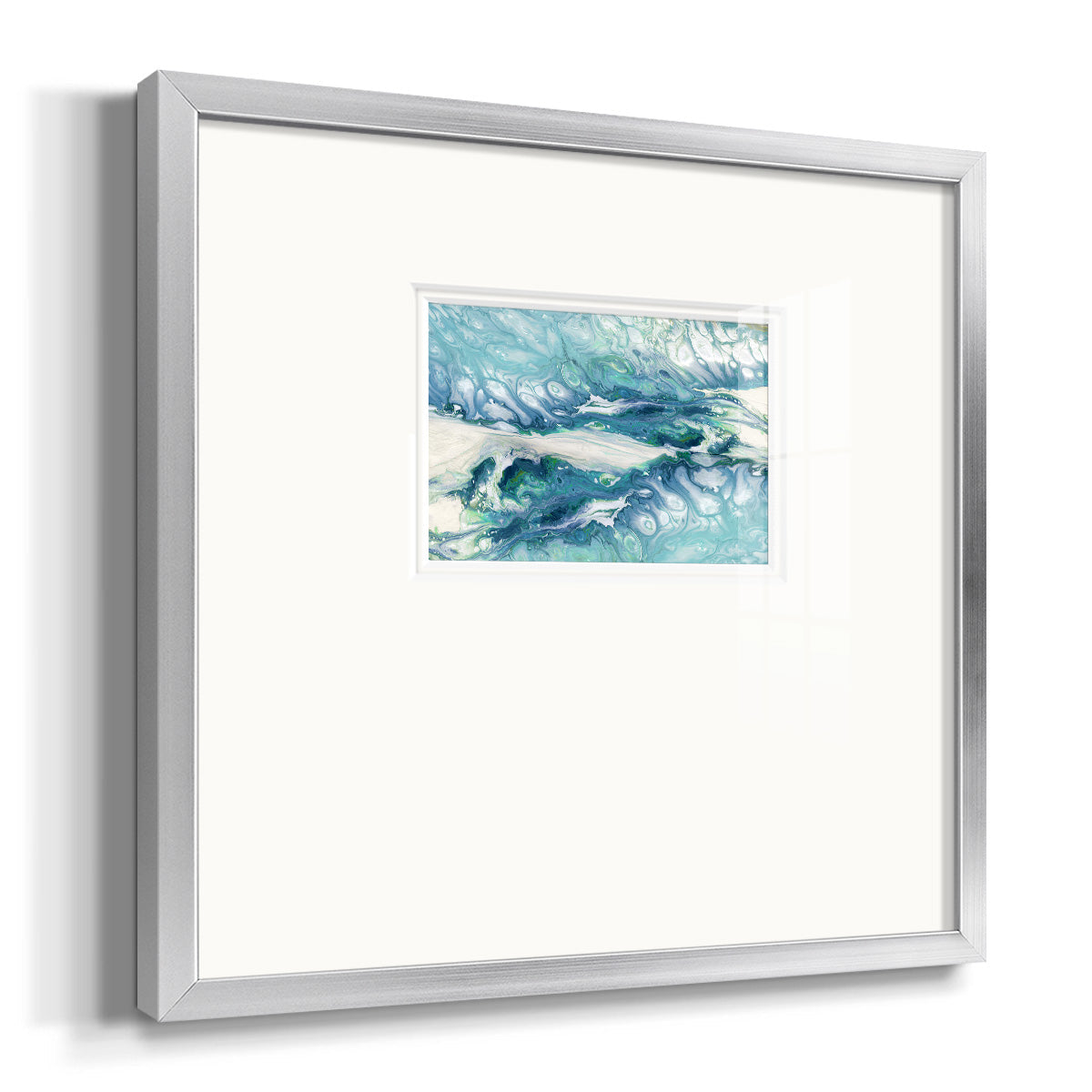 Marble Montage Premium Framed Print Double Matboard