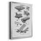 Industrial Flight - Modern Framed Canvas Print