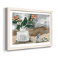 Vase of Pink Flowers III - Barnwood Framed Art Print