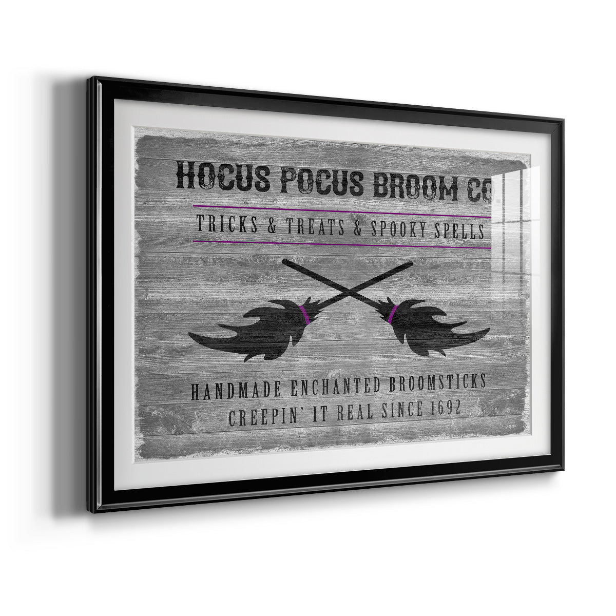 Hocus Pocus Broom Co. Premium Framed Print - Ready to Hang