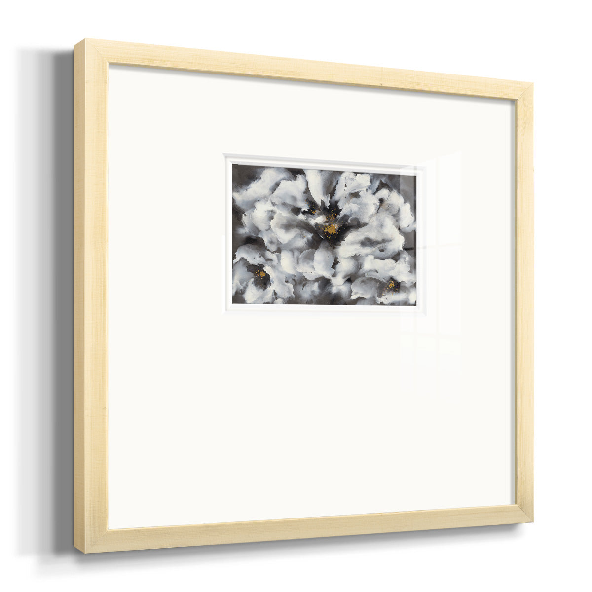 Peonia- Premium Framed Print Double Matboard