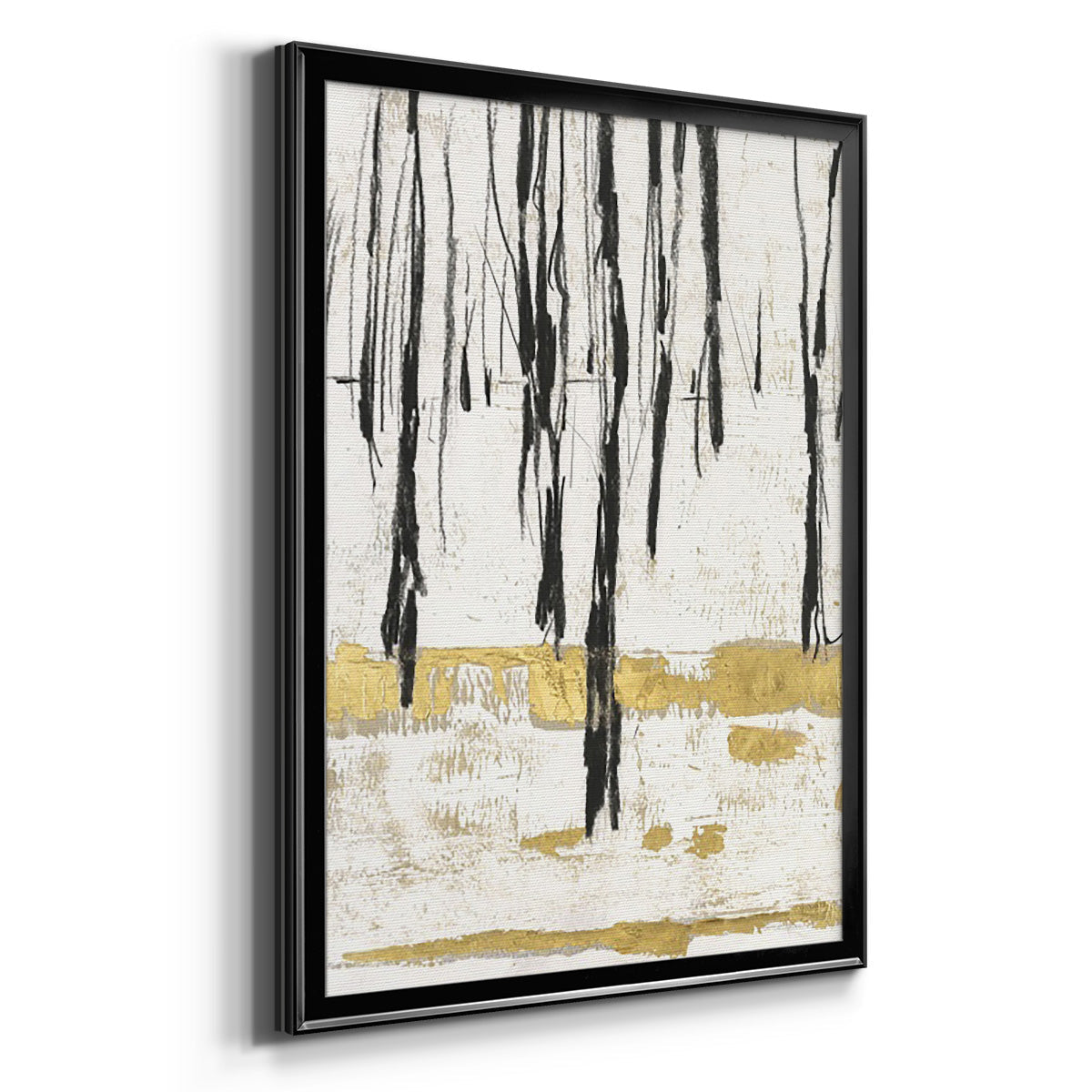 Gilded Winter II - Modern Framed Canvas Print