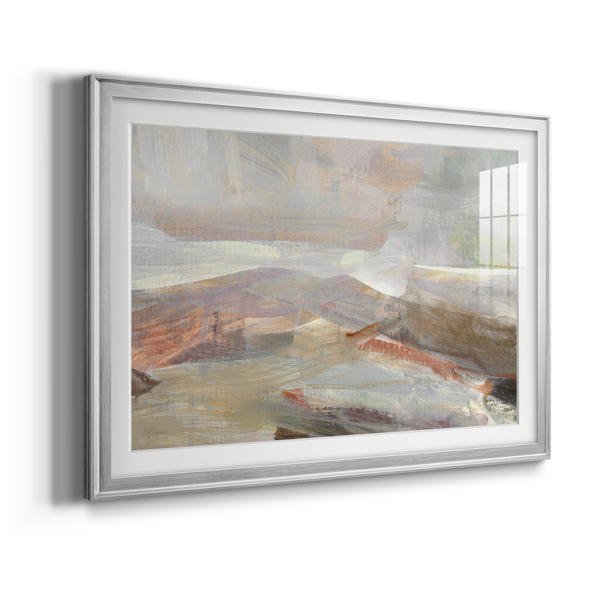 Distant Canyon Premium Framed Print - Ready to Hang