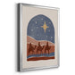 Boho Nativity II - Modern Framed Canvas Print