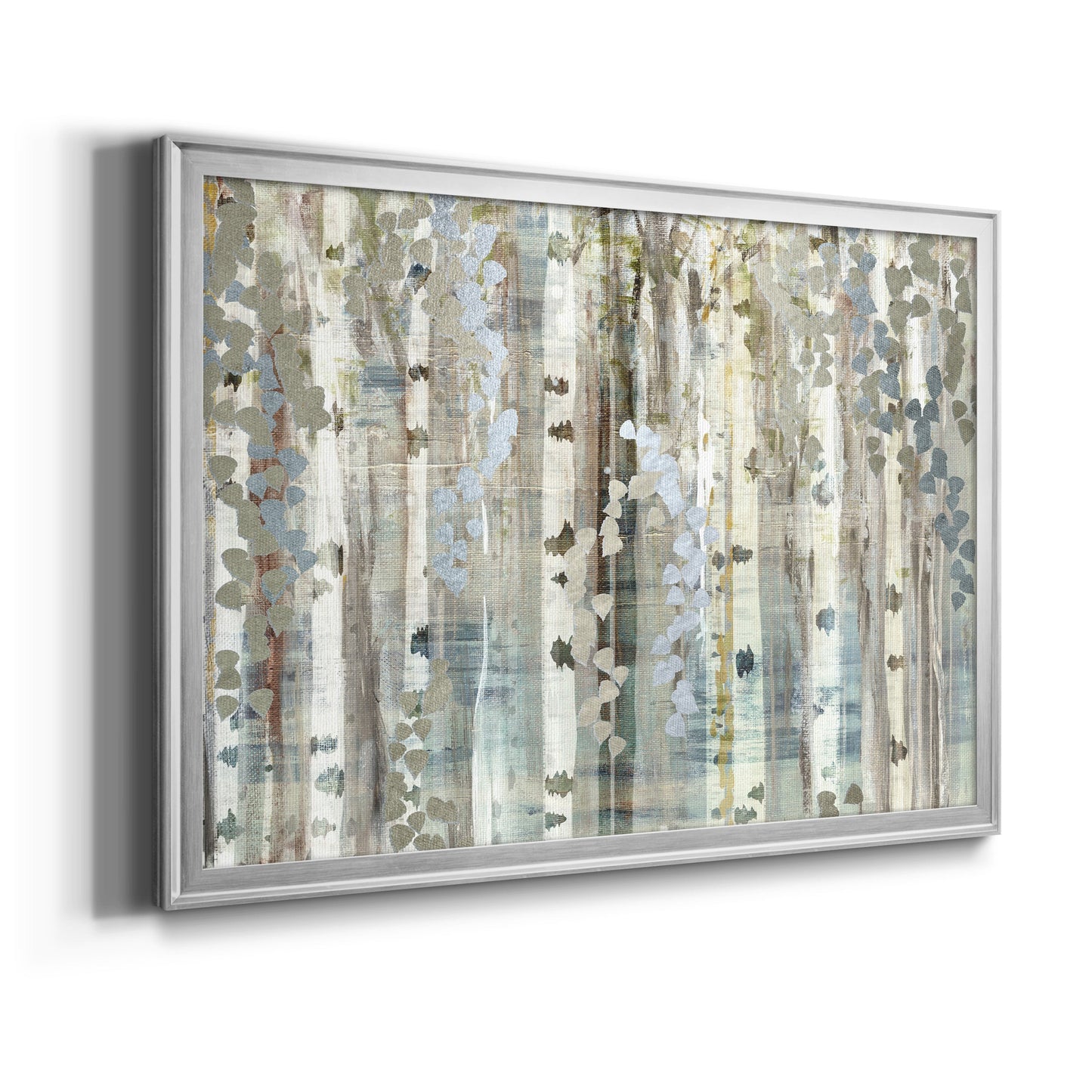 Birch Wood Meadow Premium Classic Framed Canvas - Ready to Hang