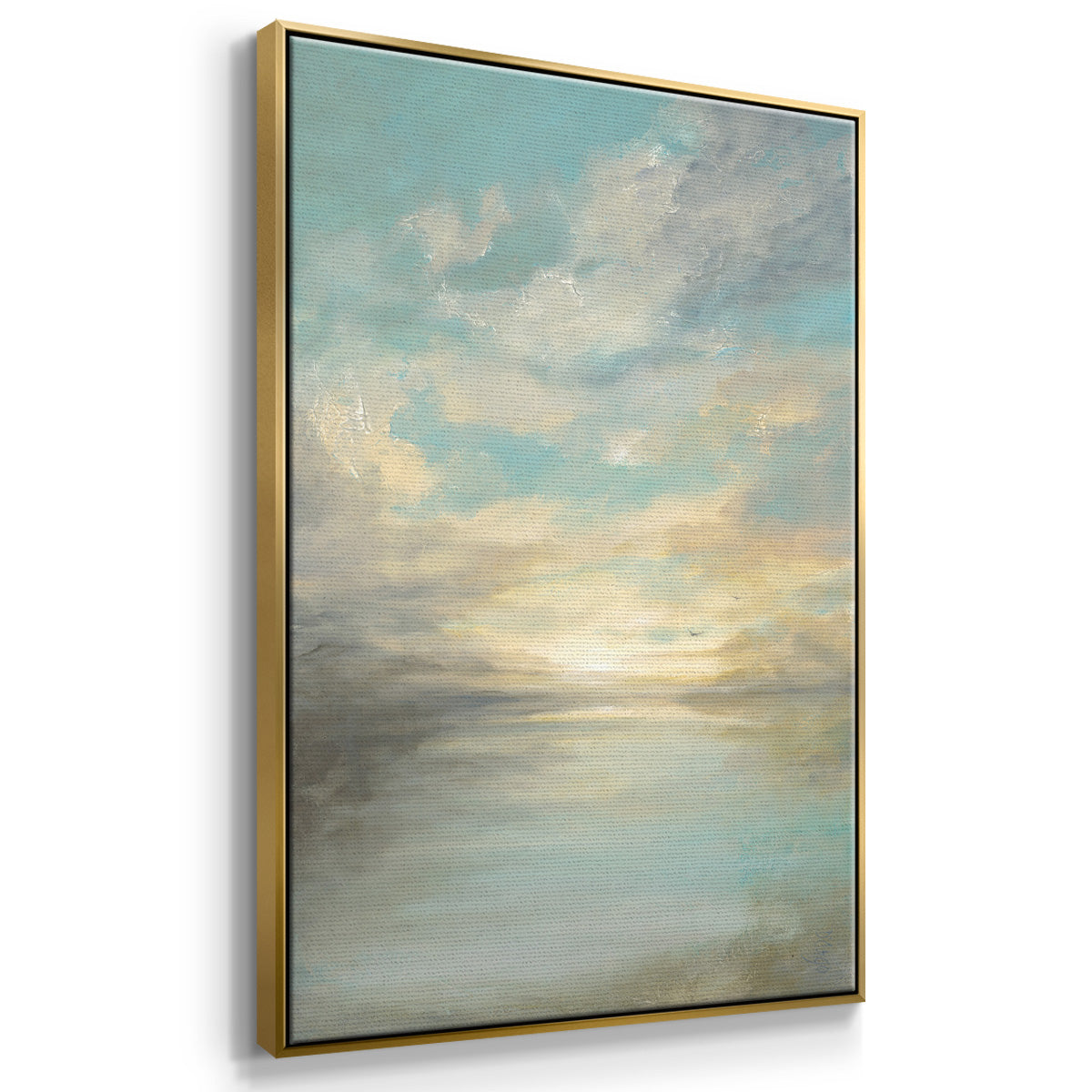 Morning Glory - Floater Framed Canvas Print