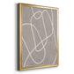 Fissures II - Modern Framed Canvas Print