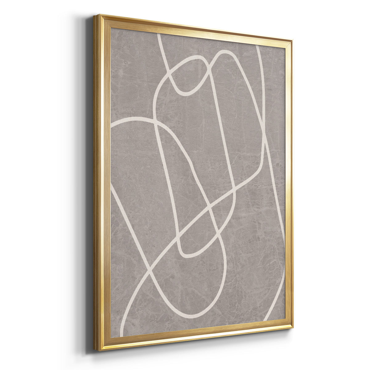 Fissures II - Modern Framed Canvas Print