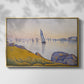 Evening Calm, Concarneau, Opus 220, 1891 - Floater Framed Canvas Print