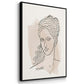 Greek Busts IV - Framed Premium Gallery Wrapped Canvas L Frame 3 Piece Set - Ready to Hang