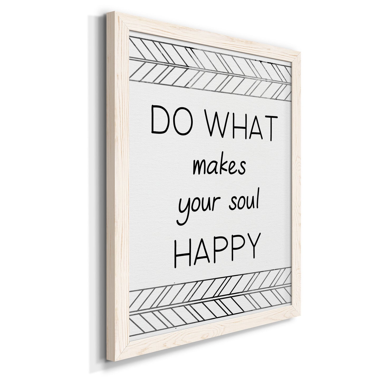 Your Soul Happy - Premium Canvas Framed in Barnwood - Ready to Hang