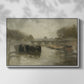 The Bridge (Le pont), 1895 - Floater Framed Canvas Print